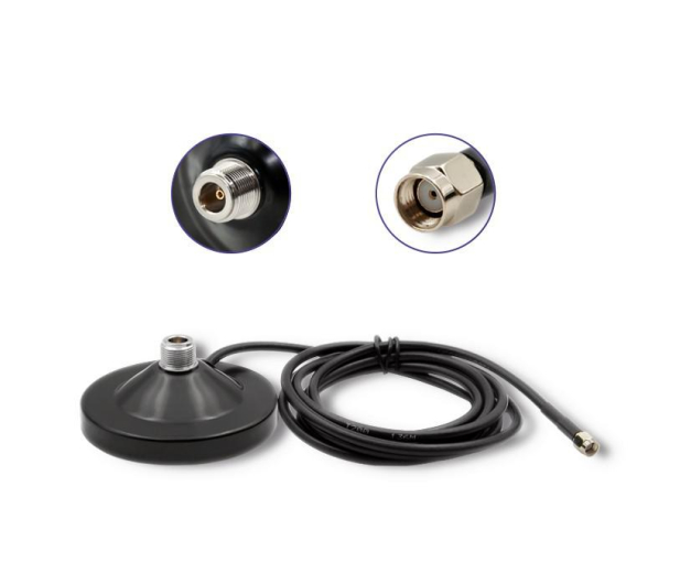 QOLTEC Magnetyczna podstawka z kablem 2m | N żeński | SMA żeński 57031 - 1373328 - zdjęcie 3